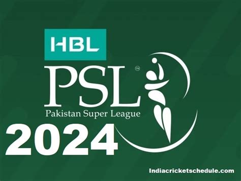 Pakistan Super League, 2024 .
